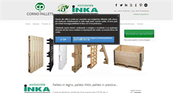 Desktop Screenshot of cornopallets.it